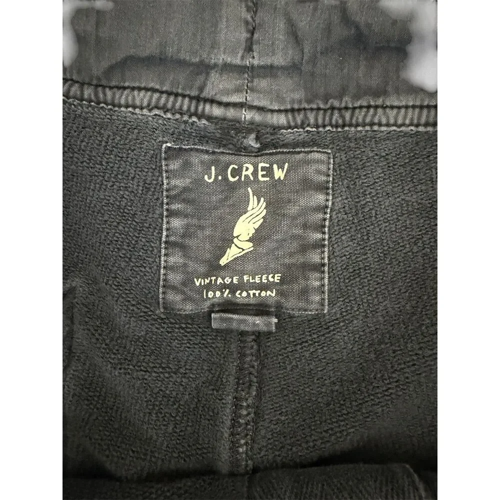 J.Crew Broken-in Fleece Dock Shorts Men's M Drawstring Button Fly Dusty Blue